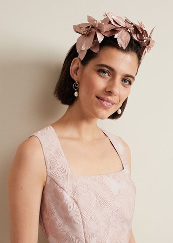 Phase Eight Floral Hats Pink USA | 6385420-AM